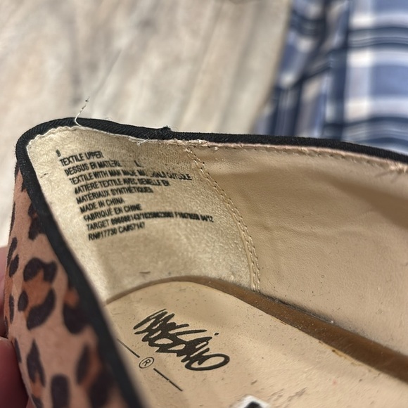 MOSSIMO Voneta Leopard Ballet Flats Size 8 - Picture 6 of 6